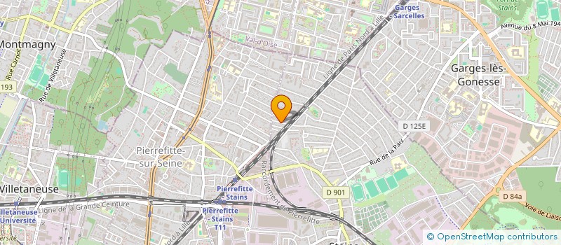 localisation de l'entreprise A.M.I à STAINS
