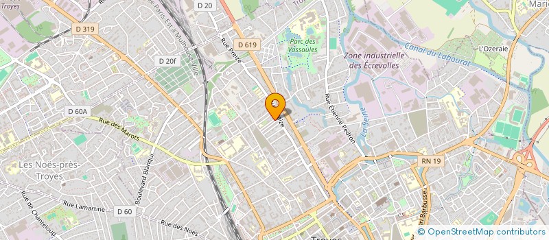 localisation de l'entreprise A M I  ARTISAN  TROYES