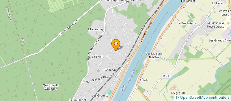 localisation de l'entreprise A.M.I DES AVENTURES  BLOIS