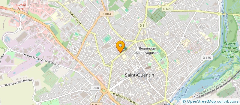 localisation de l'entreprise A M.I. ELEC à SAINT-QUENTIN