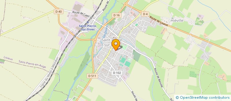 localisation de l'entreprise A M I S U S P ENSEMBLE SPORTIF  SAINT-PIERRE-EN-AUGE