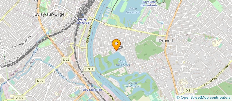 localisation de l'entreprise A M I SERVICES à DRAVEIL