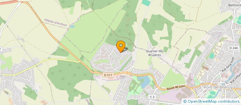 localisation de l'entreprise A.M.I SERVICES à CHARVIEU-CHAVAGNEUX