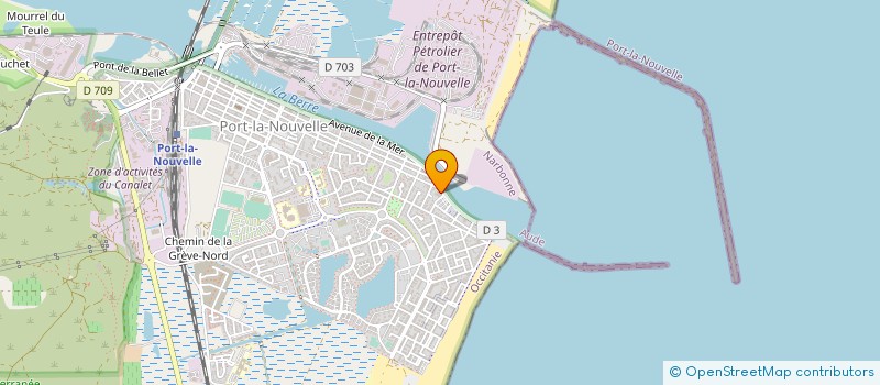 localisation de l'entreprise A.M.I SOINS DOMICILE  PORT-LA-NOUVELLE