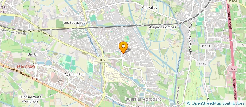 localisation de l'entreprise A&M IMMO  AVIGNON