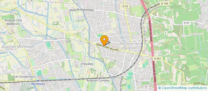 localisation de l'entreprise A.M IMMO  MORIERES-LES-AVIGNON