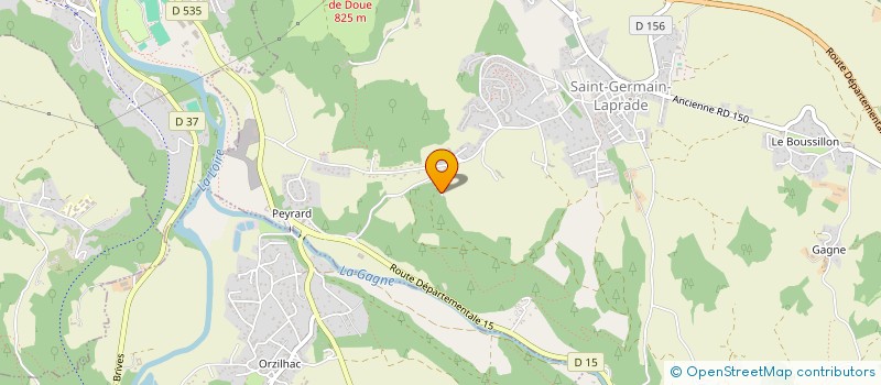 localisation de l'entreprise A&M IMMO  SAINT-GERMAIN-LAPRADE