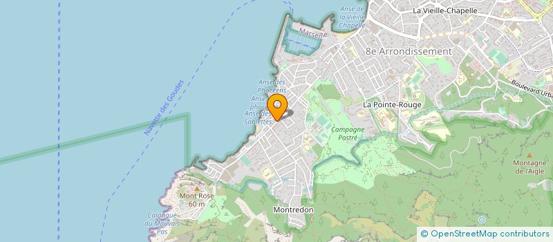 localisation de l'entreprise A.M IMMOBILIER à MARSEILLE 8