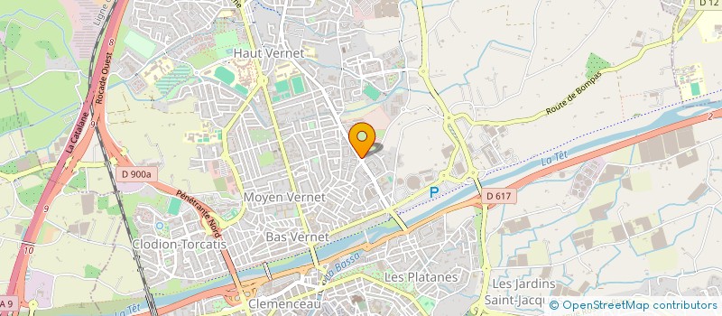 localisation de l'entreprise A.M IMMOBILIER à PERPIGNAN