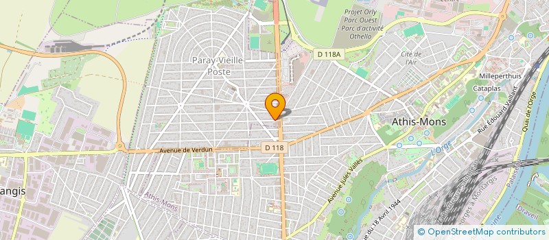 localisation de l'entreprise A&M IMMOBILIER à PARAY-VIEILLE-POSTE