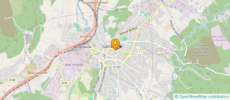 localisation de l'entreprise A.M.INVESTISSEURS à GARDANNE