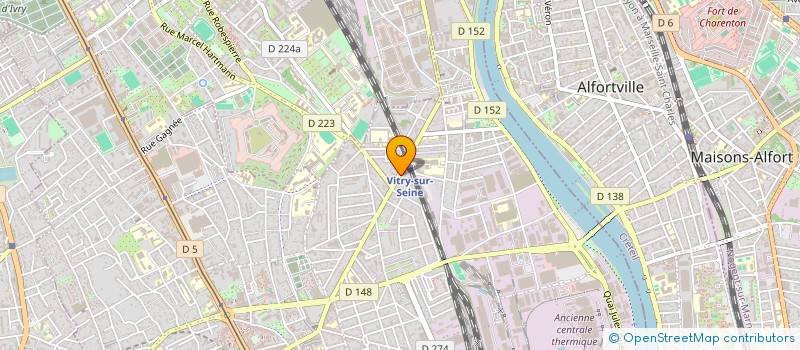 localisation de l'entreprise A.M.J  MONTREUIL