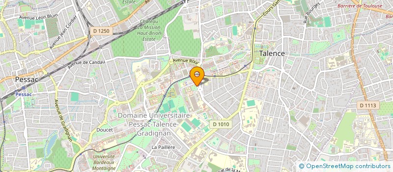 localisation de l'entreprise A M J E BORDEAUX à TALENCE