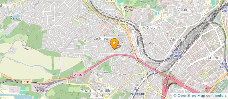 localisation de l'entreprise A.M.J.Z IMMO  PALAISEAU