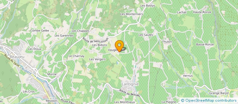 localisation de l'entreprise A.M.K  LANTIGNIE