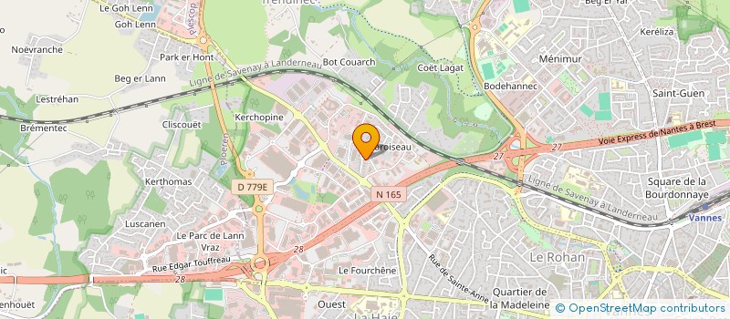 localisation de l'entreprise A.M.K à VANNES