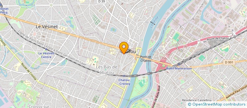 localisation de l'entreprise A M L  CHATOU