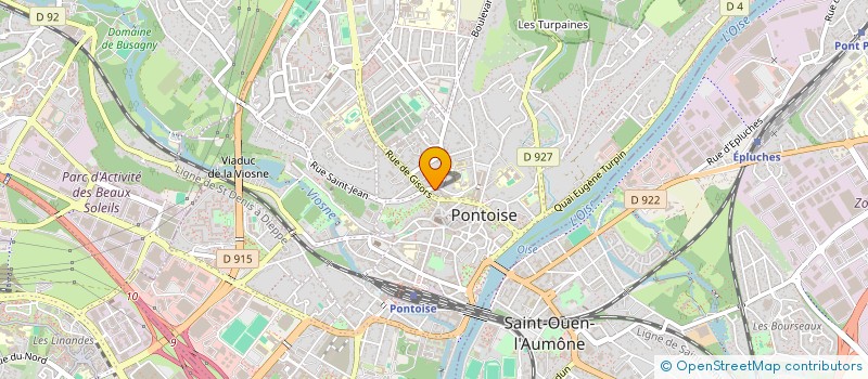 localisation de l'entreprise A M L  PONTOISE