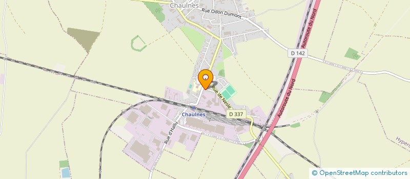 localisation de l'entreprise A.M.L  CHAULNES