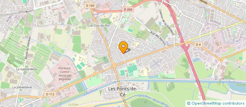 localisation de l'entreprise A.M.L.ALLIANCE MAINE ET LOIRE JUDO JU-JITSU à LES PONTS-DE-CE