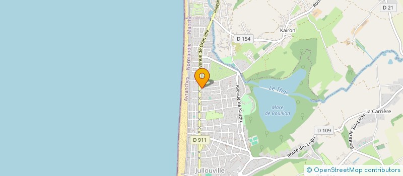 localisation de l'entreprise A.M.L.V  JULLOUVILLE