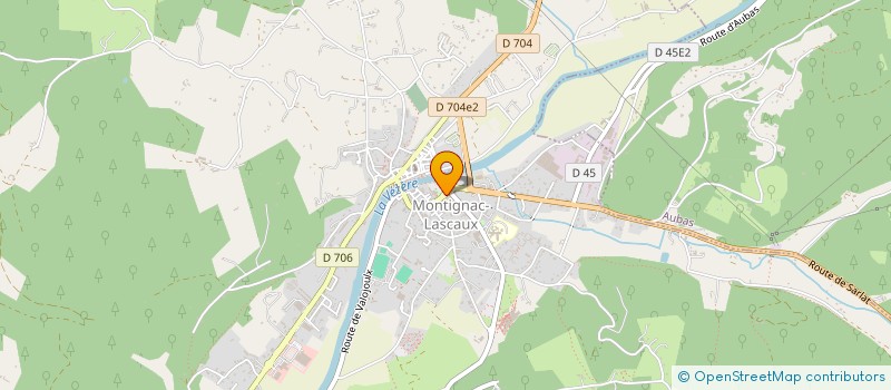 localisation de l'entreprise A.M MONTIGNAC  MONTIGNAC-LASCAUX