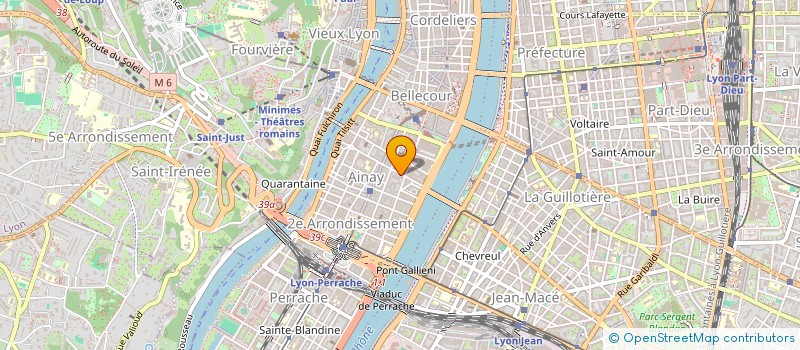 localisation de l'entreprise A.M. MOTORS  LYON 2EME