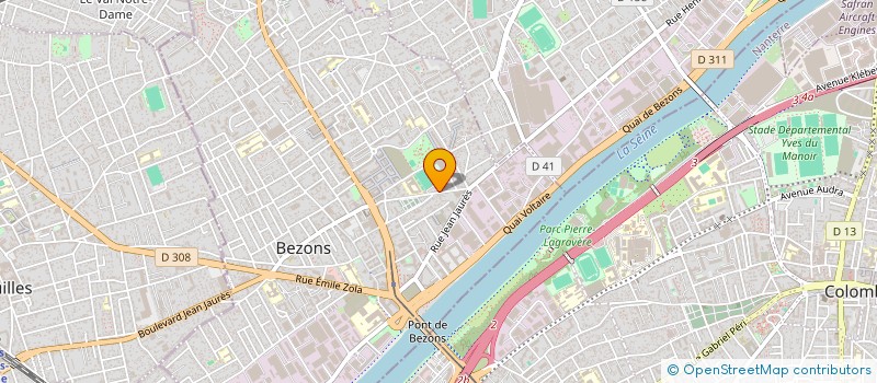 localisation de l'entreprise A.M MULTI SERVICES à BEZONS