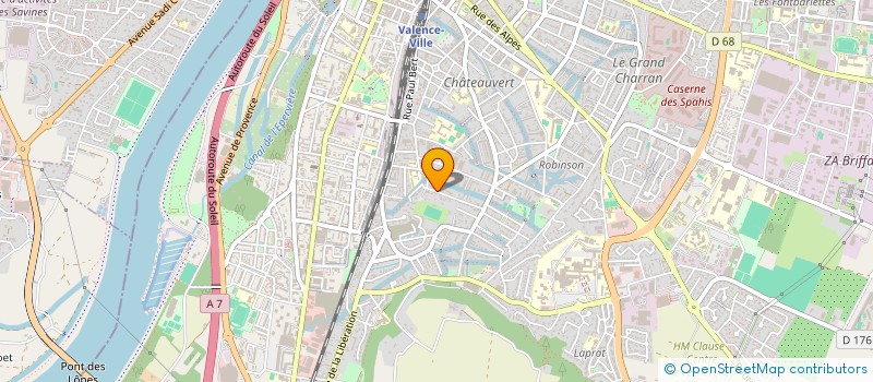 localisation de l'entreprise A.M MULTISERVICES à VALENCE