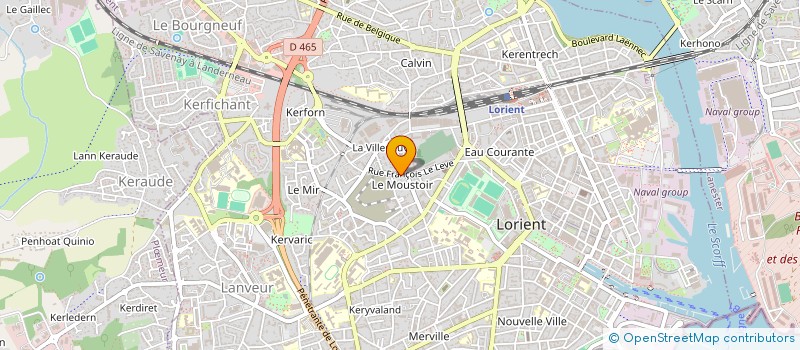 localisation de l'entreprise A.M.N  LORIENT