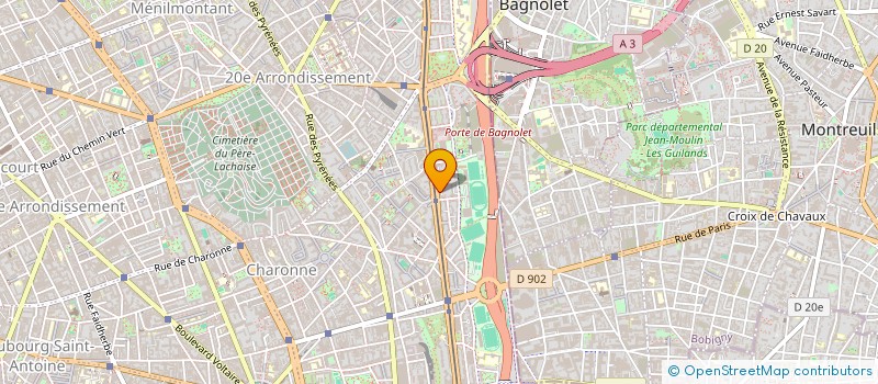 localisation de l'entreprise A.M.N. BATIMENT  PARIS