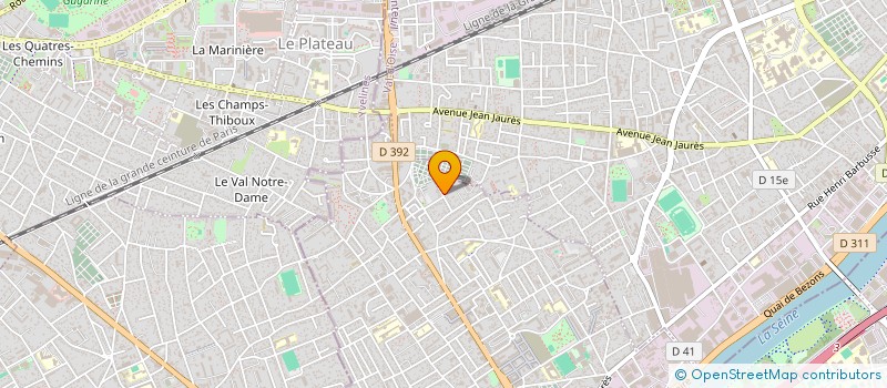 localisation de l'entreprise A.M.N.L.  BEZONS