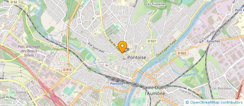 localisation de l'entreprise A.M.O  PONTOISE