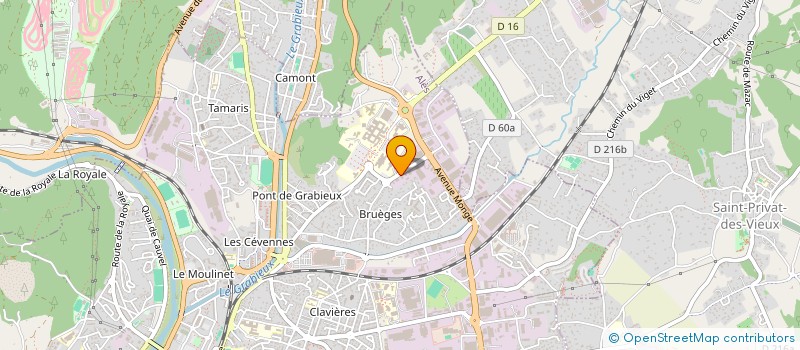localisation de l'entreprise A.M.O  ALES