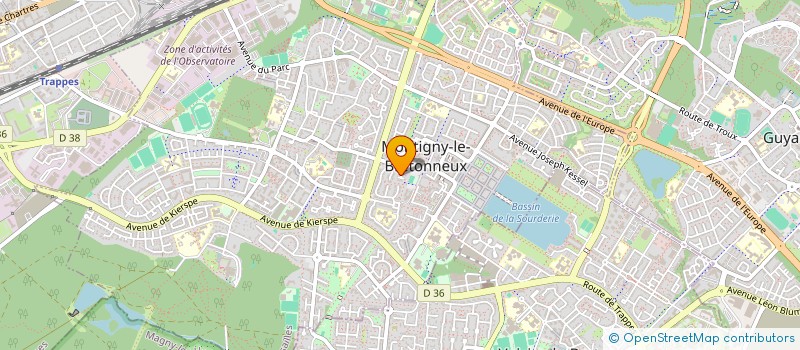 localisation de l'entreprise A.M.O.C. CONSULTATIONS à MONTIGNY-LE-BRETONNEUX