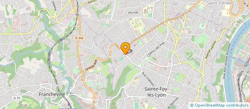 localisation de l'entreprise A.M.O FINANCE  SAINTE-FOY-LES-LYON