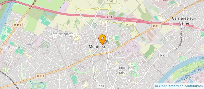 localisation de l'entreprise A & M OPTIQUE à MONTESSON