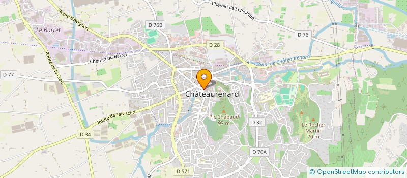 localisation de l'entreprise A.M.P  CHATEAURENARD