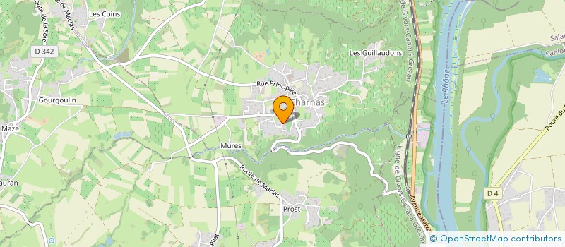 localisation de l'entreprise A M P AGENCEMENT MULTISERVICES PUBLICITE à CHARNAS