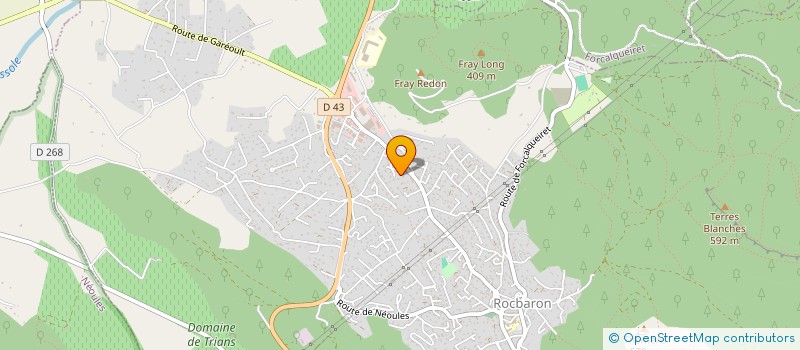 localisation de l'entreprise A.M.P, AUTOMATISME  ROCBARON