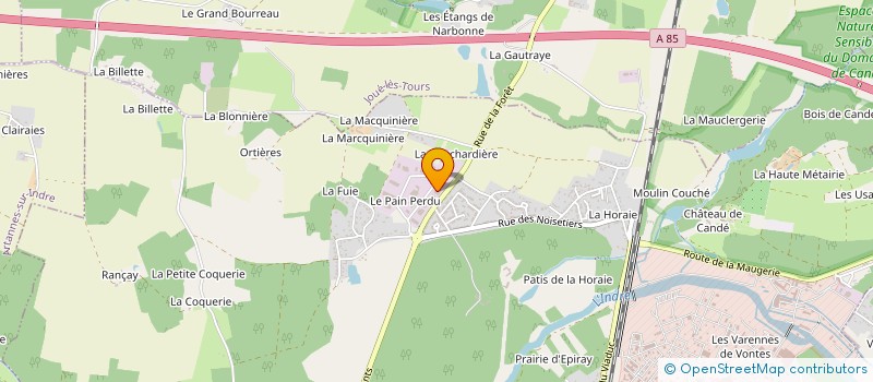 localisation de l'entreprise A.M.P.FILETS à MONTS