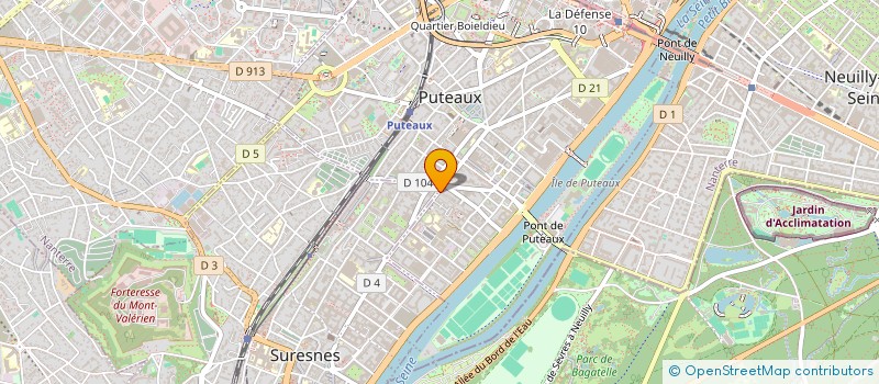 localisation de l'entreprise A.M.P. IMMOBILIER à PUTEAUX