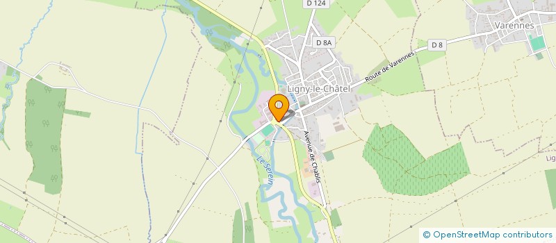 localisation de l'entreprise A.M.P.L. à LIGNY-LE-CHATEL