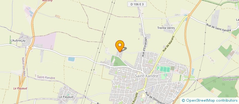 localisation de l'entreprise A.M.P.VANNIER  SAINT-XANDRE