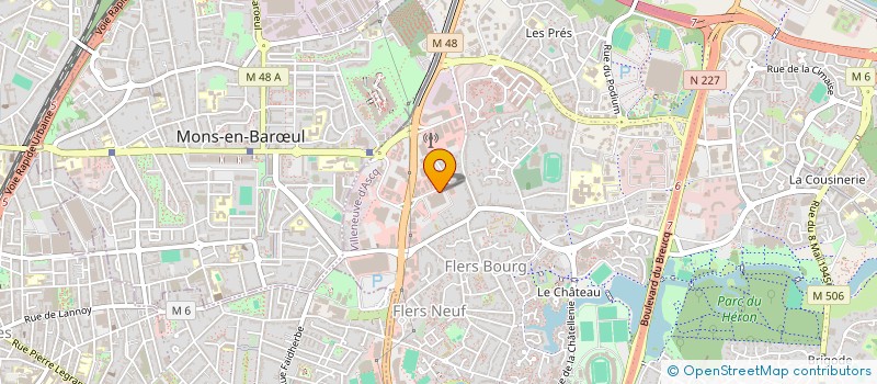 localisation de l'entreprise A.M. PARQUETS à VILLENEUVE-D'ASCQ