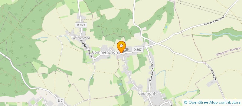 localisation de l'entreprise A&M PATRIMOINE  CAUMONT