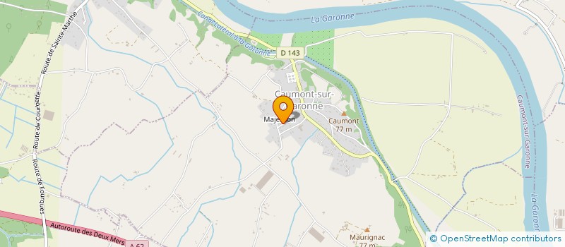 localisation de l'entreprise A.M PISCINES  CAUMONT-SUR-GARONNE