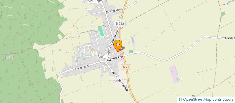 localisation de l'entreprise A.M. PRO  BOUILLY