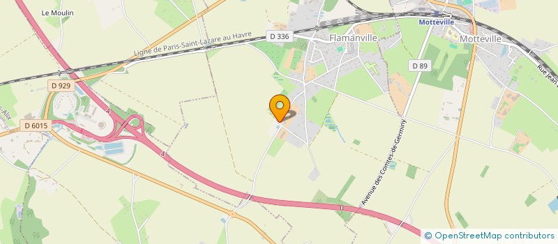 localisation de l'entreprise A.M QUEVILLY  FLAMANVILLE