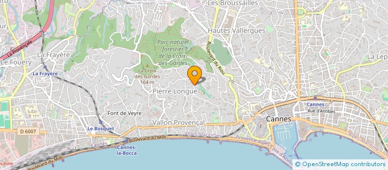 localisation de l'entreprise A.M.R. à CANNES
